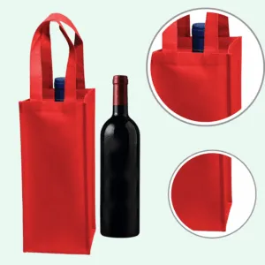 Bolsa Notex para Botella de Vino - rojo