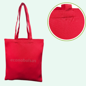 Bolsa de Drill Plana roja