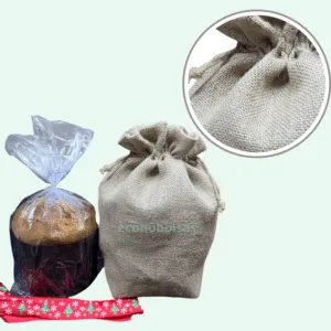 Bolsa de Yute para Panetón en Gamarra