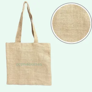 Bolsa plana de Yute