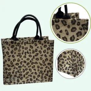 Bolsa de Yute Animal Print