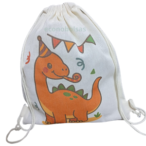 mochila de tela tocuyo delgado