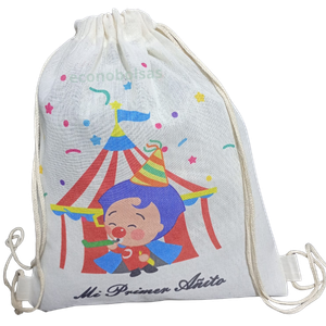 mochila de tocuyo delgado para promociones