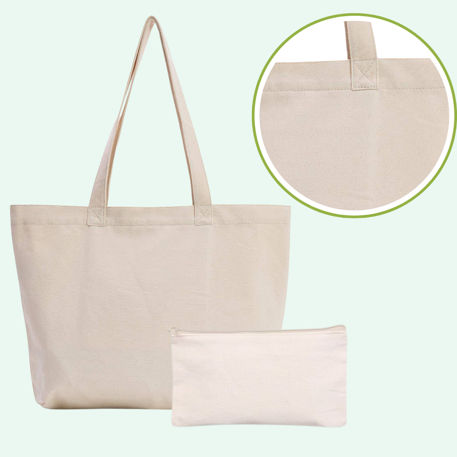 Bolsa de Tocuyo Grueso con Base + Cartuchera bolsa de tocuyo grueso con base + cartuchera en Gamarra