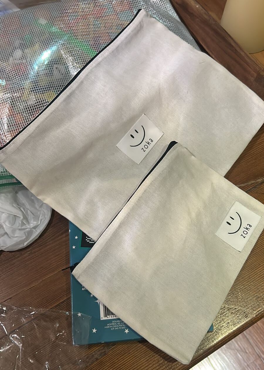 cartucheras de tocuyo para celeste