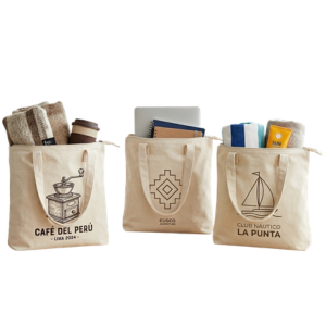 Bolsas de lona con cierre personalizadas