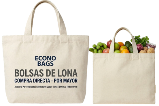 Compra Directa de Bolsas de Lona en Lima