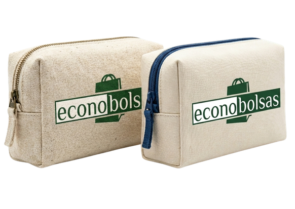 Cartucheras y Neceseres en Telas Ecológicas cartuchera personalizada con logo para empresas